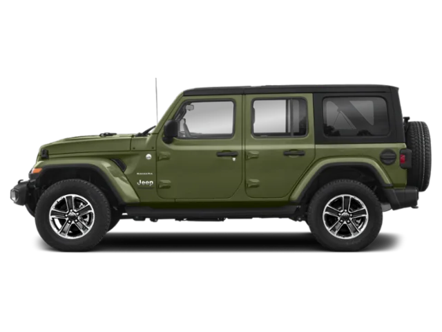 Used 2021 Green Jeep Unlimited Sahara Altitude image 10