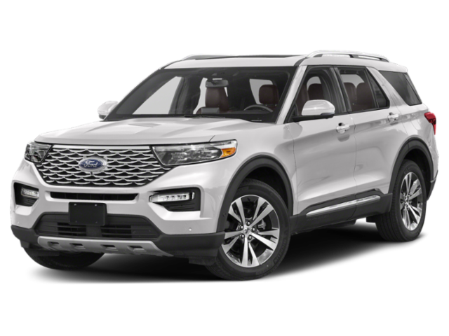 Used 2020 White Metallic Ford Platinum image 1