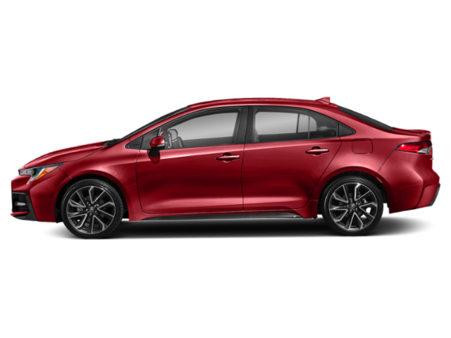 Used 2020 Barcelona Red Metallic Toyota SE image 5
