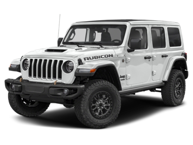 Used 2022 Bright White Clearcoat Jeep Unlimited Rubicon 392 image 2