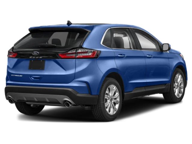 Certified Used 2024 Blue Ford Titanium image 2