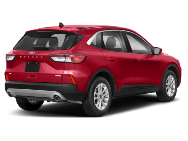 Used 2021 Red Ford SE image 2