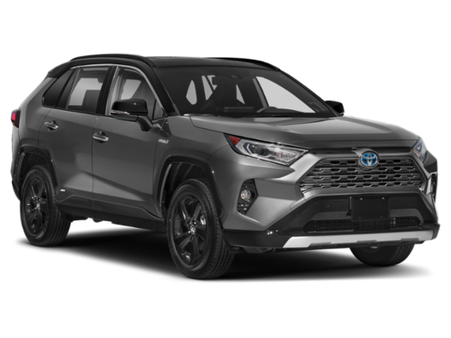 Used 2021 Blizzard Pearl/Midnight Black Metallic Toyota Hybrid XSE image 6