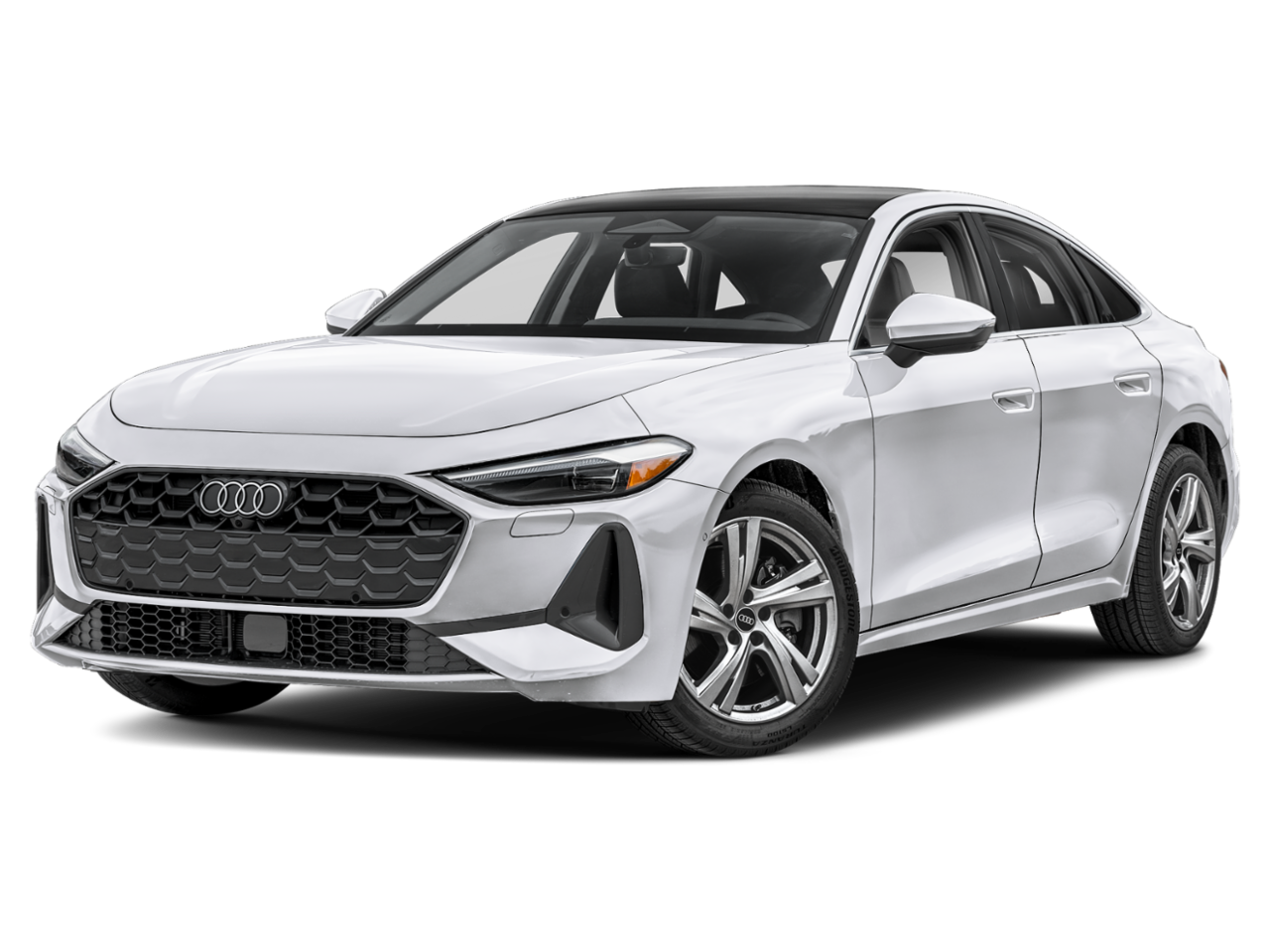 Used 2025 Glacier White Metallic Audi Premium Plus image 1