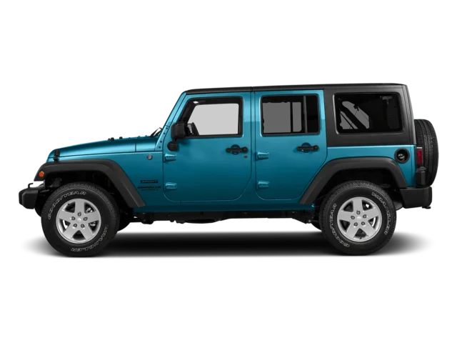 Used 2017 Blue Jeep Unlimited Sport image 3
