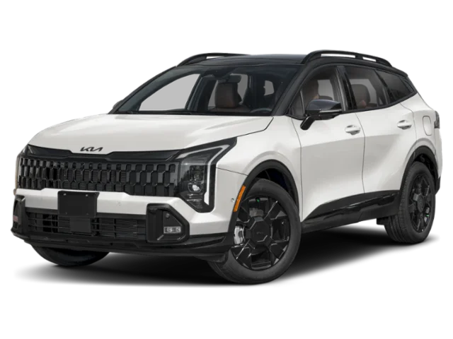 New 2027 Glacial White Pearl / Black Ro Kia X-Line image 1