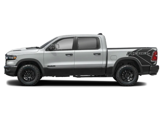 Used 2025 Billet Silver Metallic Clearcoat Ram REBEL image 4