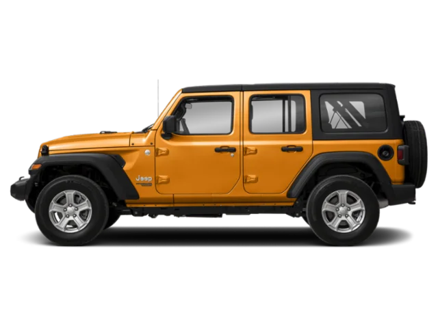 Used 2021 Orange Jeep Unlimited Sport S image 3