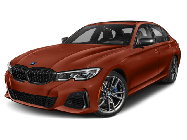 Used 2021 Sunset Orange Metallic BMW M340i xDrive image 1