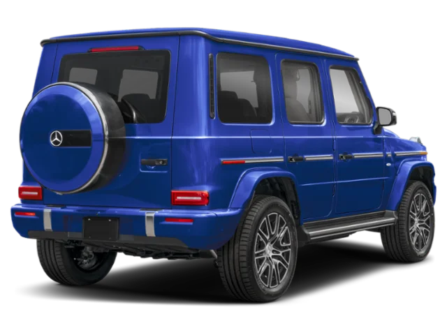 New 2027 MANUFAKTUR Exclusive Brilliant Blue Magno Mercedes-Benz G 580e SUV image 2
