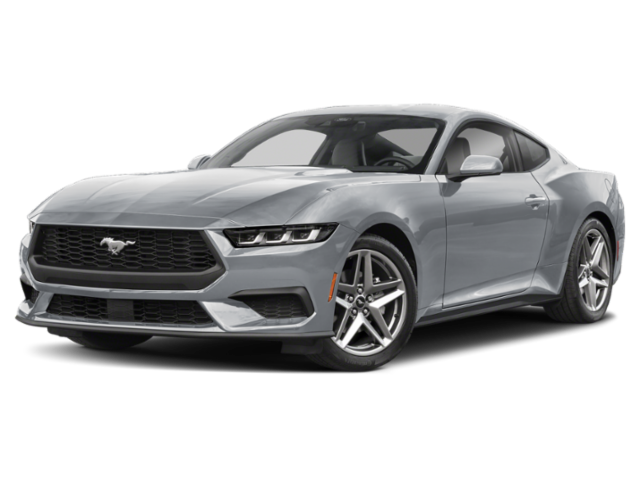 Silver 2024 Ford Mustang EcoBoost Premium Fastback RWD Coupe Rear-Wheel Drive Automatic
