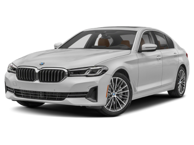 Certified Used 2023 Blue BMW 530i xDrive image 1