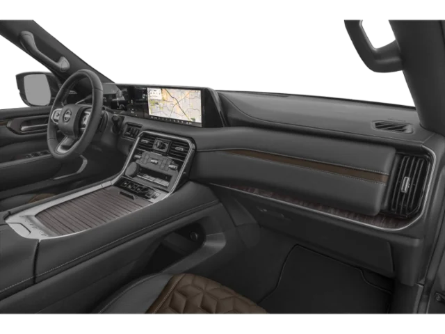 New 2026 Everest White TriCoat / Super Black Two-tone Nissan Platinum Reserve image 12