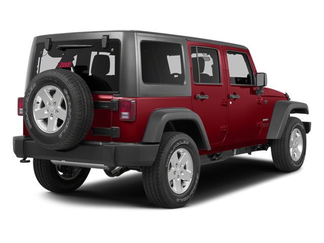 Used 2014 Flame Red Clearcoat Jeep Sahara image 2