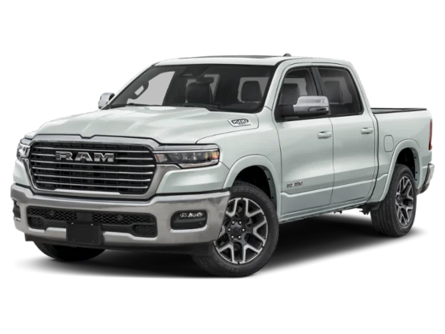 New 2026 Ivory White Tri-Coat Pearlcoat Ram Laramie image 1