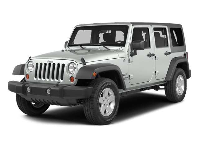 Used 2014 Bright White Clearcoat Jeep Unlimited Sahara image 1