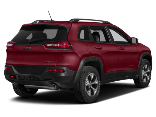 Used 2015 Deep Cherry Red Crystal Pearlcoat Jeep Trailhawk image 2