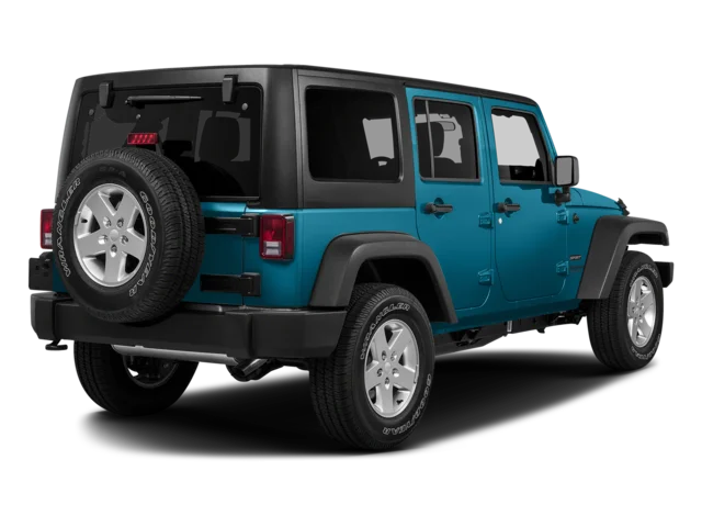 Used 2017 Blue Jeep Unlimited Sport image 2