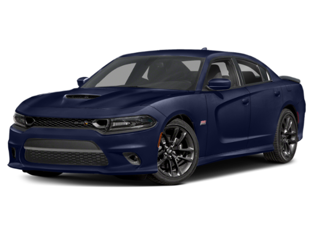 Used 2021 Blue Dodge R/T Scat Pack Widebody image 3