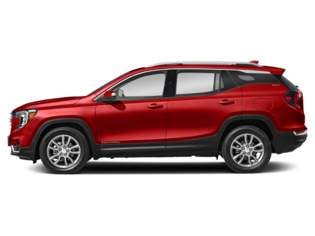 Used 2023 Volcanic Red Tintcoat GMC SLT image 3