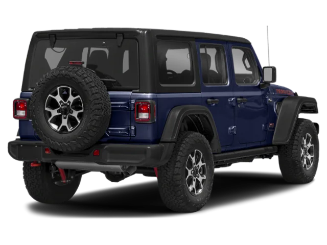 Used 2020 Blue Jeep Unlimited Rubicon image 4