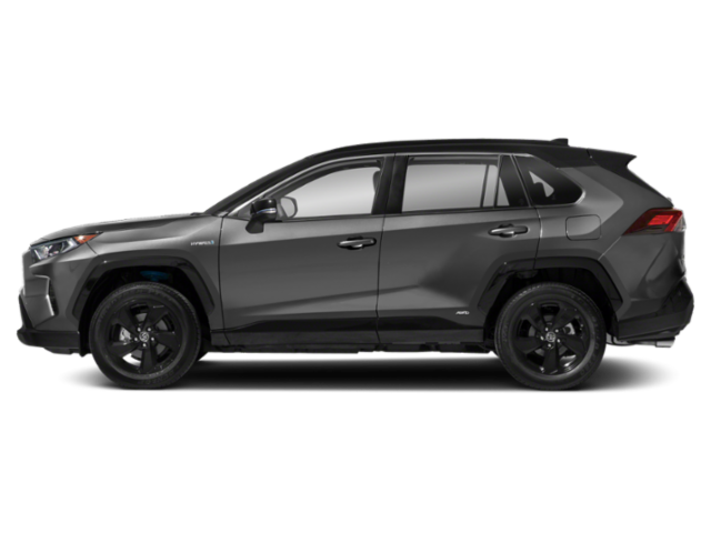 Used 2021 Blizzard Pearl/Midnight Black Metallic Toyota Hybrid XSE image 3