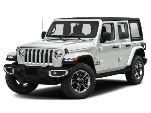 Used 2018 White Jeep Unlimited Sahara image 1