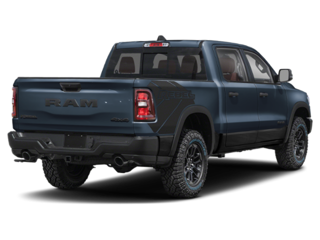 New 2026 Forged Blue Metallic Exterior Paint RAM Rebel image 2