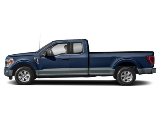 Used 2022 Antimatter Blue Metallic Ford XLT image 3