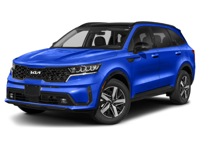 Certified Used 2023 Blue Kia EX image 1