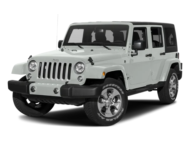 Used 2017 White Jeep Unlimited Sahara image 1