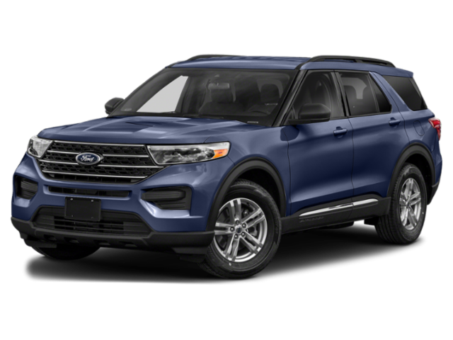 Used 2021 Infinite Blue Metallic Tinted Clearcoat Ford XLT image 6