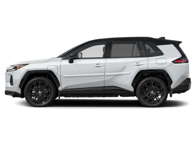 New 2026 Wind Chill Pearl with Midnight Black Metallic roof Toyota XSE image 3