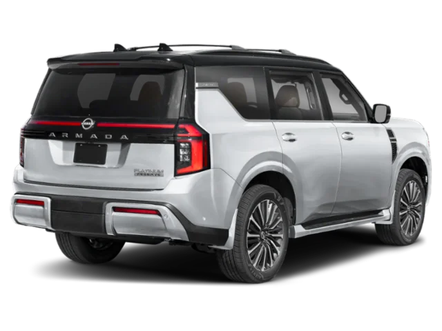 New 2026 Everest White TriCoat / Super Black Two-tone Nissan Platinum Reserve image 2