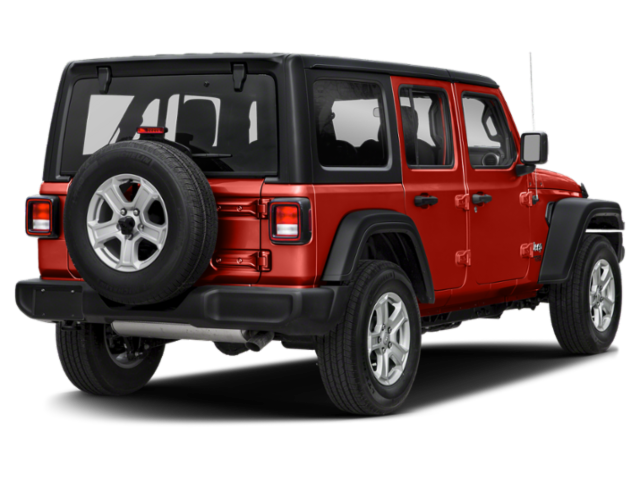 Used 2019 Firecracker Red Clear Coat Jeep Unlimited Sport image 4