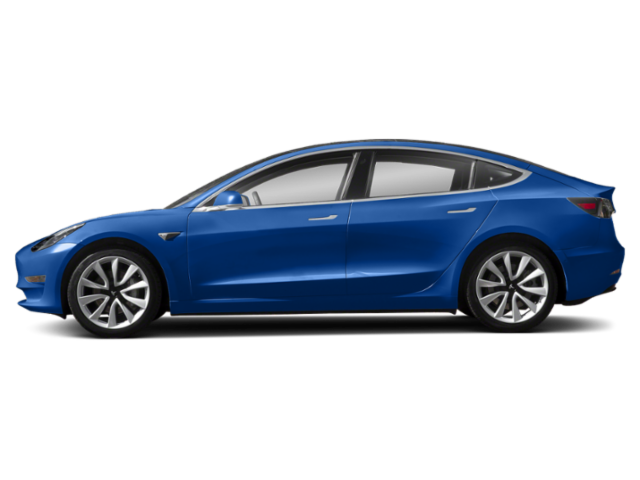 Used 2020 Blue Tesla Standard Range Plus image 3