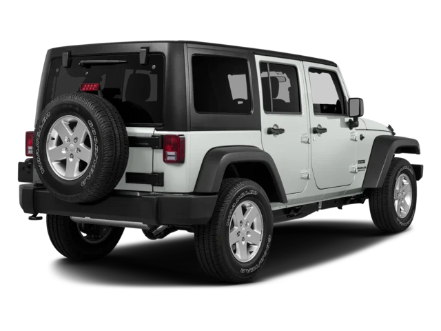 Used 2017 White Jeep Unlimited Sport image 2