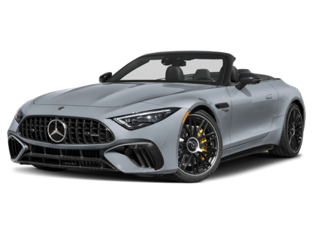 Gray (Selenite Grey Metallic) 2026 Mercedes-Benz SL-Class AMG SL 63 4MATIC Convertible All-Wheel Drive
