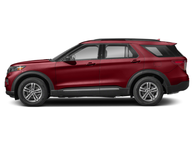 Used 2023 Rapid Red Metallic Tinted Clearcoat Ford XLT image 3