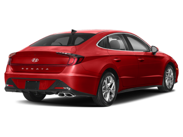 Used 2023 Ultimate Red Hyundai SEL image 2