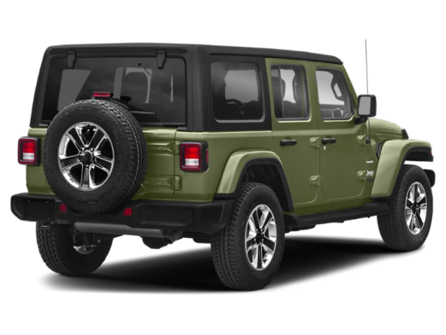 Used 2021 Green Jeep Unlimited Sahara Altitude image 9
