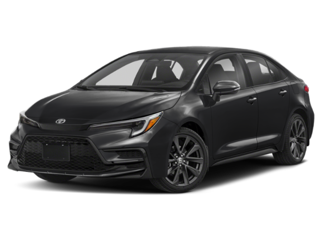 Used 2024 Midnight Black Metallic Toyota SE image 1