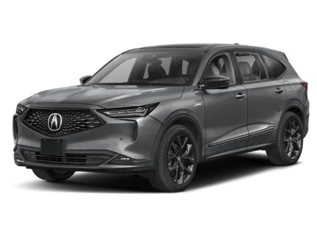 Used 2023 Liquid Carbon Metallic Acura SH-AWD with A-Spec Package image 3