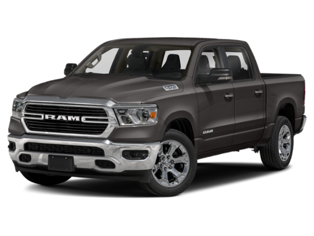 Used 2021 Granite Crystal Metallic Clearcoat Ram Big Horn image 1