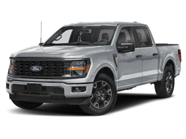 2026 Ford F-150 STX in Silver — front three-quarter view