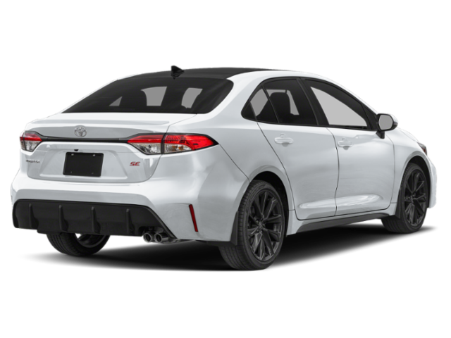 New 2026 Ruby Flare Pearl with Midnight Black Metallic roof Toyota SE image 2