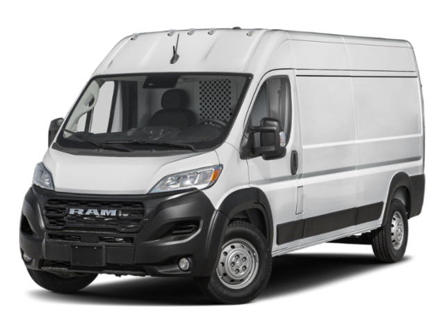 Used 2025 Bright White Clearcoat Ram High Roof image 1