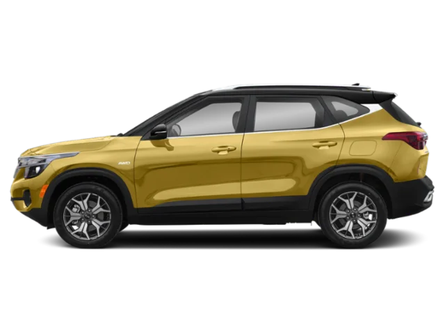 Used 2021 Starbright Yellow/Black Roof Kia S image 5