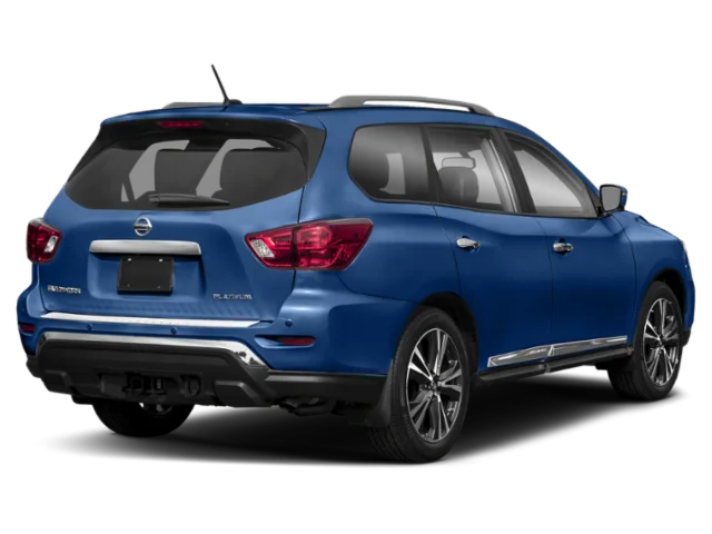 Used 2018 Caspian Blue Nissan Platinum image 2