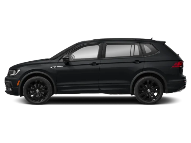 Used 2021 Black Volkswagen 2.0T SE R-Line Black image 3